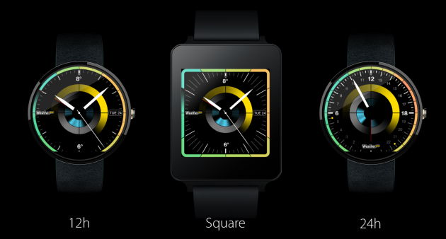 Android wear square outlet
