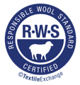 Zertifikat Responsible Wool Standard - RWS  für unsere Strick-Pullover