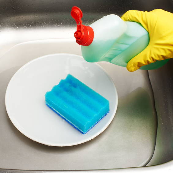 Toxic chemical dish wash