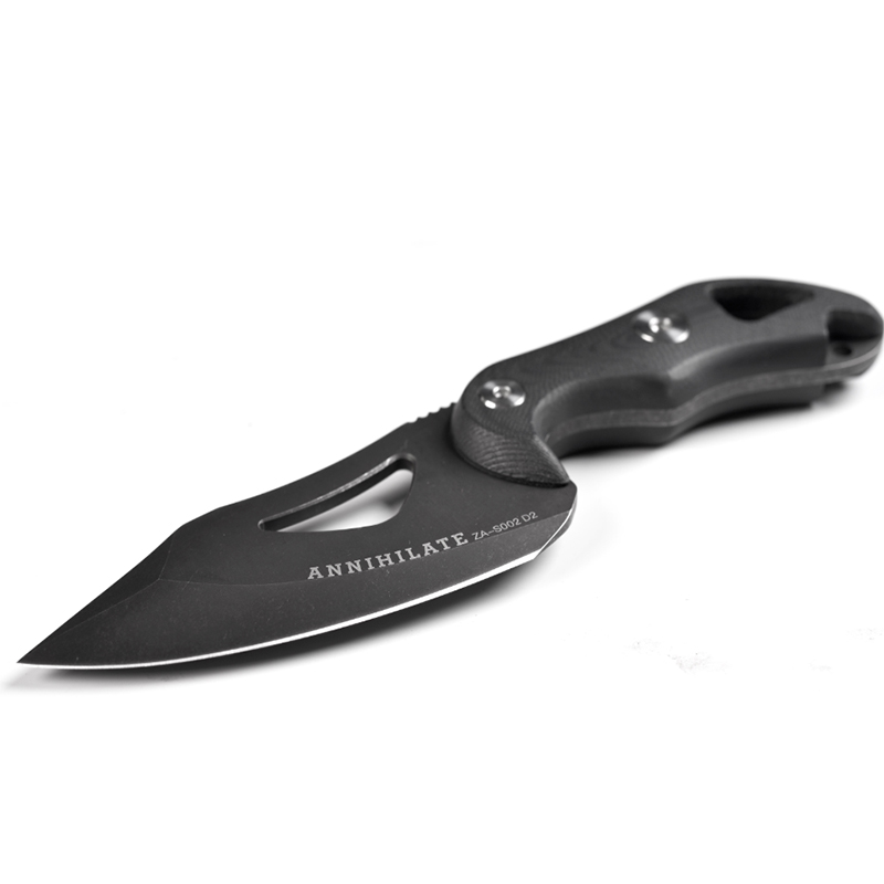 Zune Lotoo Annihilate Knife, Survival Knife, Tactical Knife, EDC Knife, K Sheath, Fully Modular Sheath, G10,Camping Knife, Fix Blade, Fixed Blade Knife