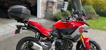 2022 BMW F 900 XR motorcycle for rent near Sammamish, WA