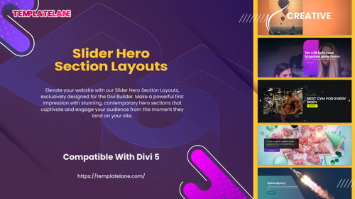 Slider Hero Section Layouts Kit 01