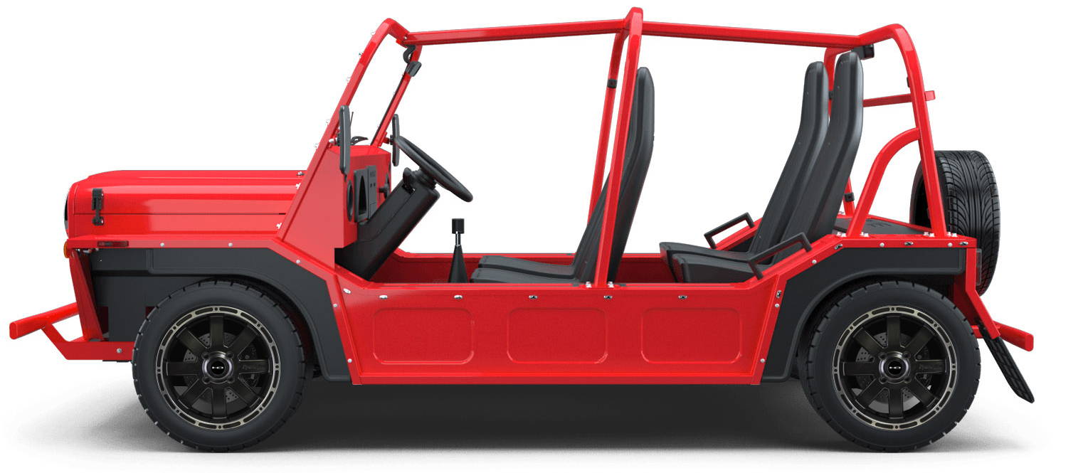 MOKE Electric Vehicles + HD Golf Wheels 8-Point Custom Wheel & Tire Packages for MOKE Electric Vehicles + HD Golf Wheels 8-Point Custom Wheel & Tire Packages for Watermelon Red 14 inch with Tire