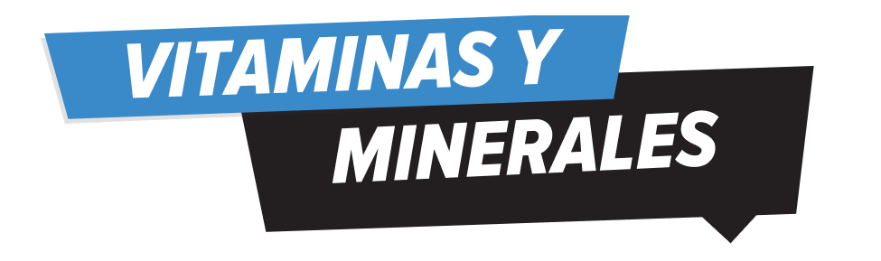 VITAMINAS Y MINERALES