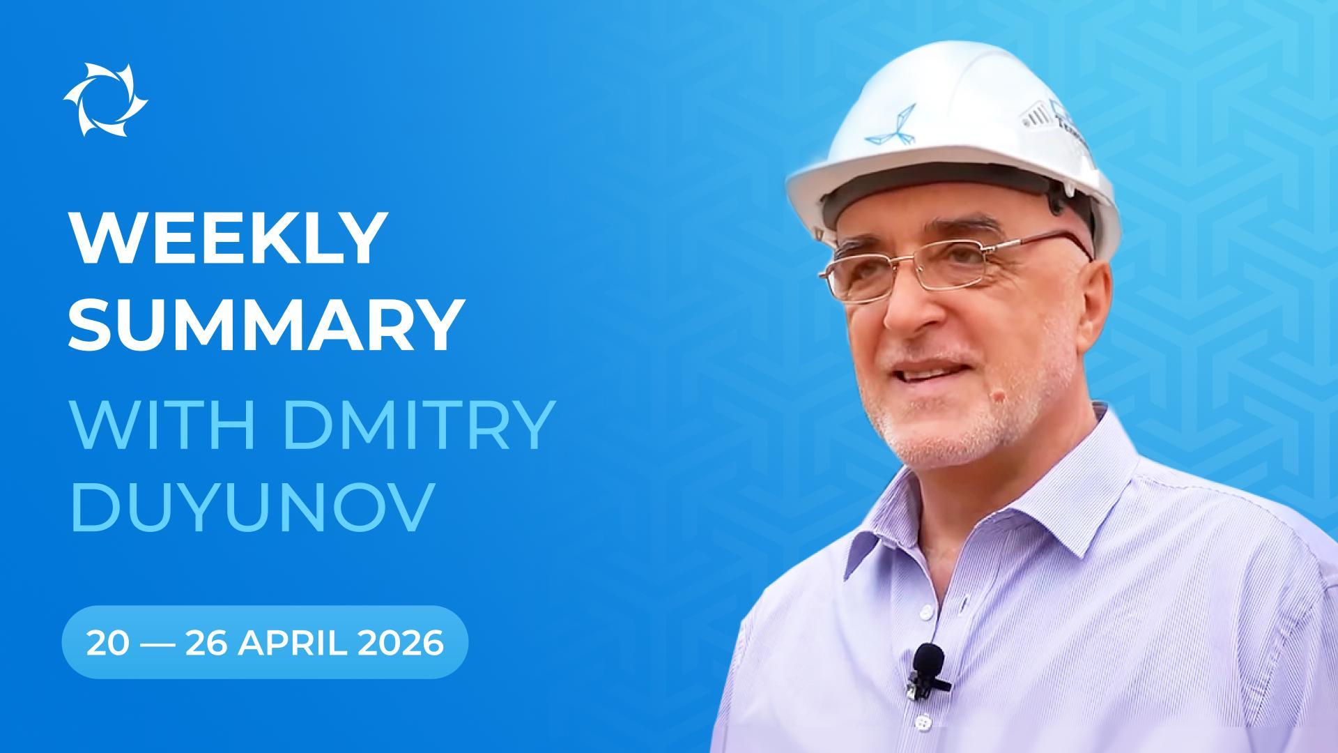 Weekly update on the Duyunov Motors project