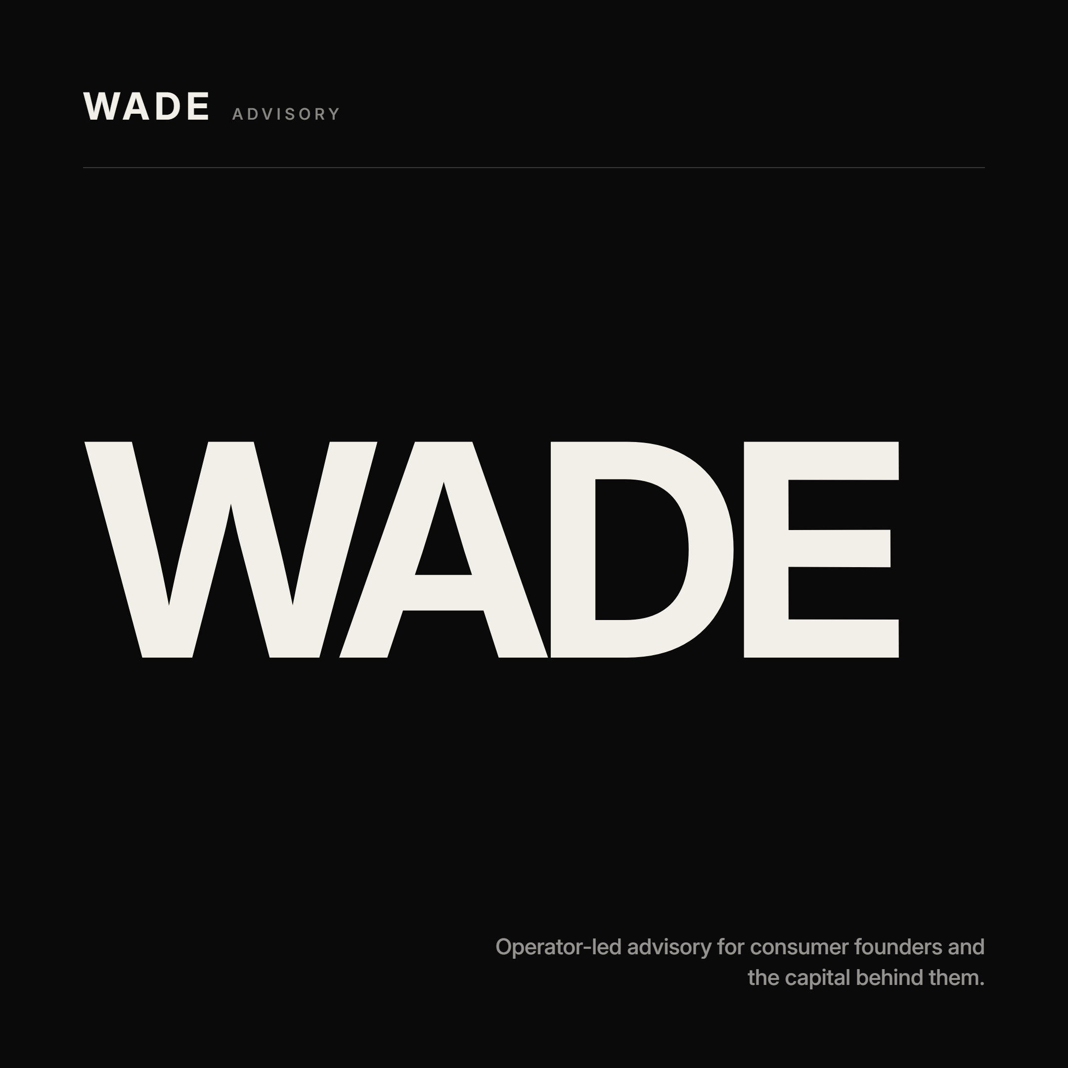 Overview: WADE's 2026 Speaking Circuit