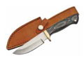 Wood Handled Knife with Sheath 8.75 Overall Length