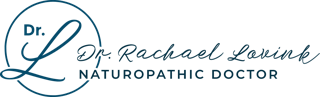 Logo for Dr. Rachel Lavigne, Naturopathic Doctor, featuring stylized script text.