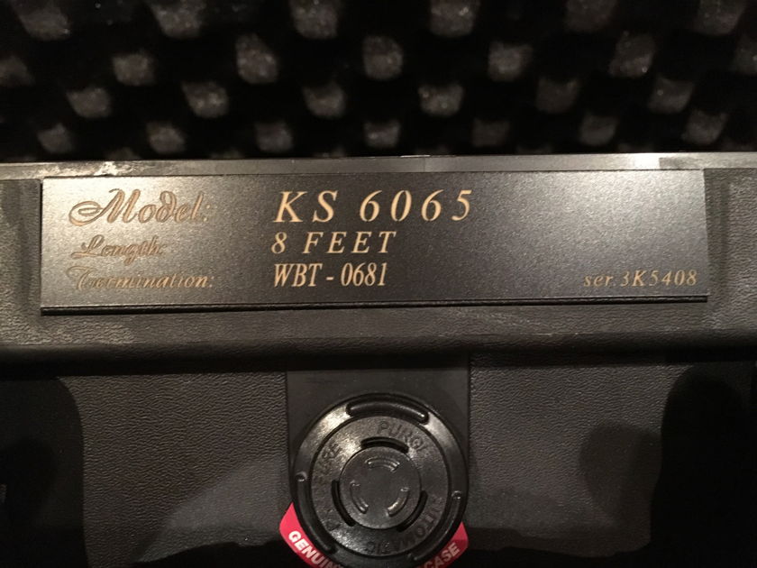 Kimber Kable Select KS-6065 with WBT-0681 Spades 8ft pair