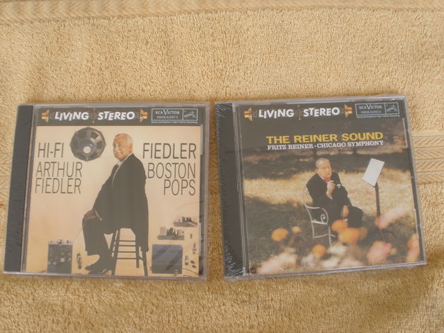 6 - RCA LIVING STEREO  - CDS 2 are SEALED