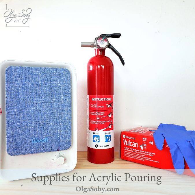 Pour Painting Supplies - Detailed Guide by Olga Soby - PPE