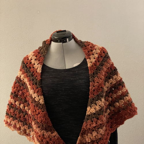 Crocheted shawl Grandma