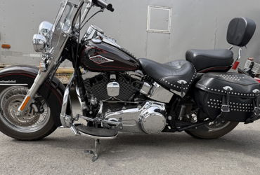 2011 HARLEY-DAVIDSON FLSTC HERITAGE SOFTAIL CLASSIC (CSTM PAINT) motorcycle for rent near Fairbanks, AK