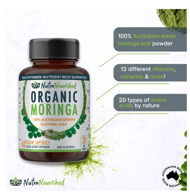 Organic Moringa Leaf Capsules - Image 3