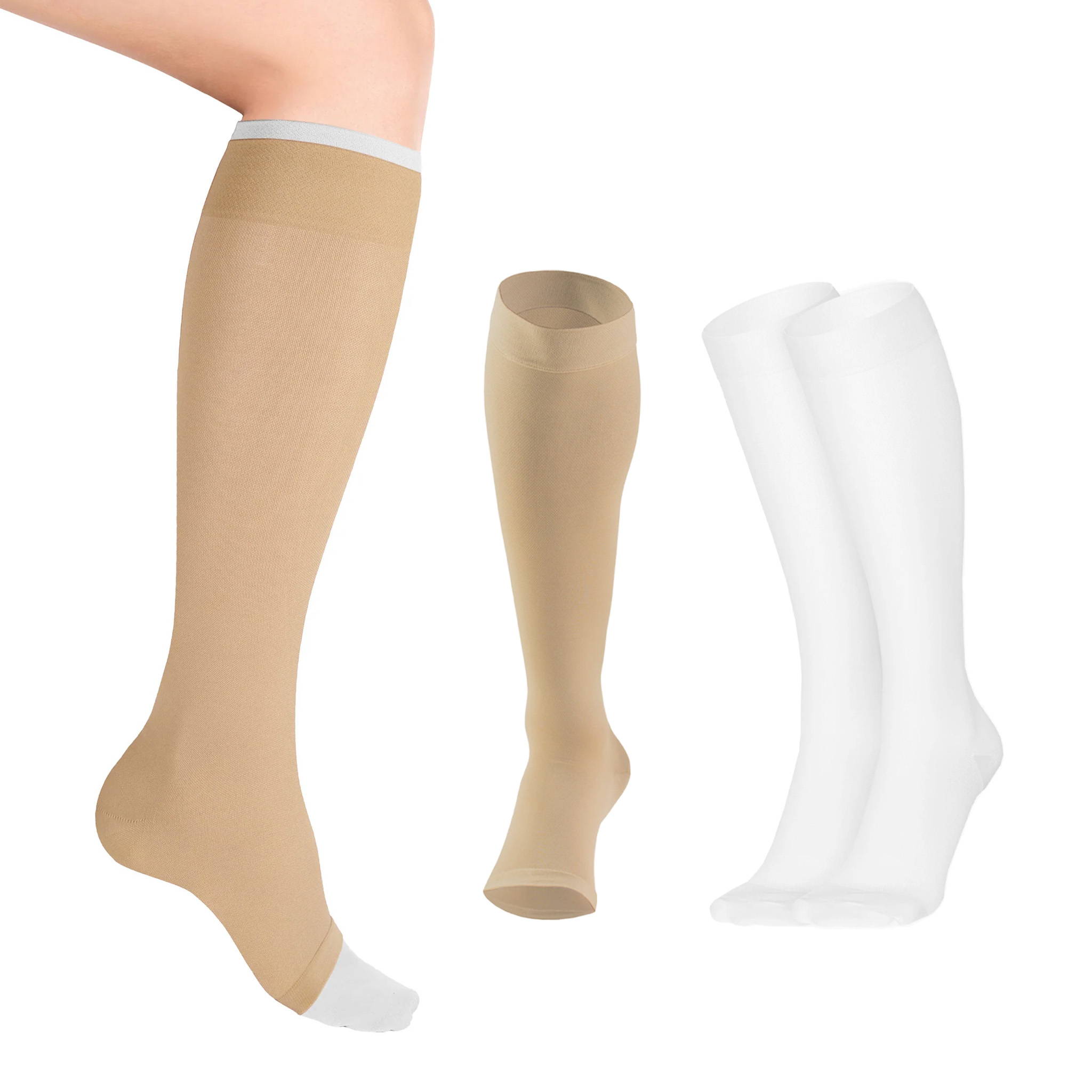 Knee High Closed Toe Anti-Embolism Stockings