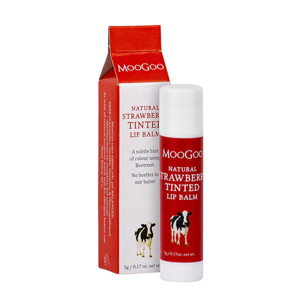 Moogoo Lip Balm - Strawberry Tinted