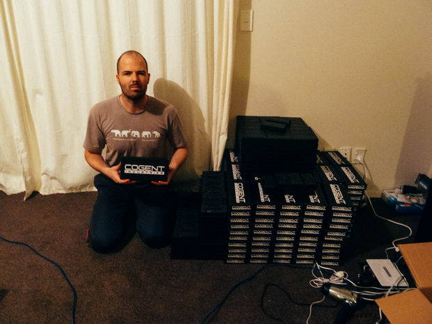 Packing and shipping of Magnus's first ever product