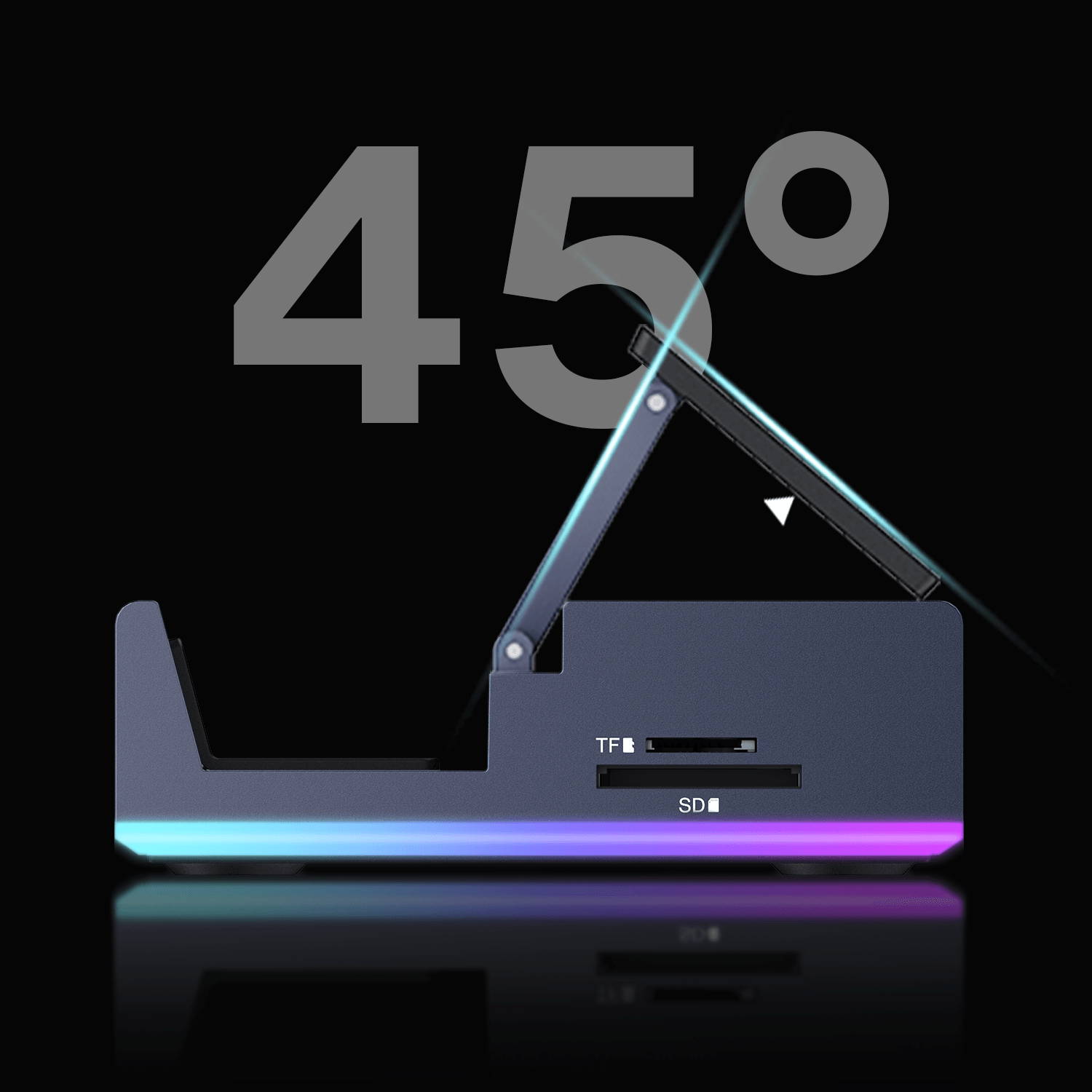 IVANKY ゲーミングドック RGBライティング RGB照明付きゲーミングドック - iVANKY