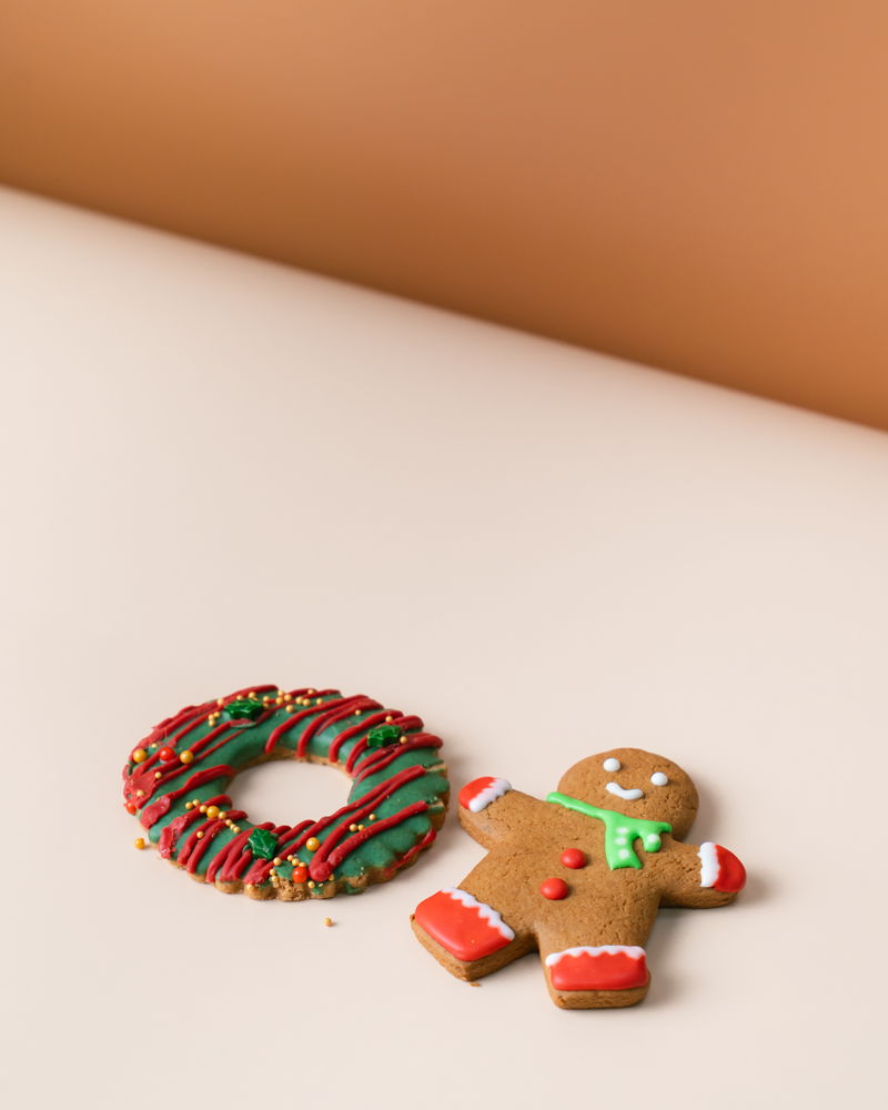Hand-iced Gingerbread Cookies