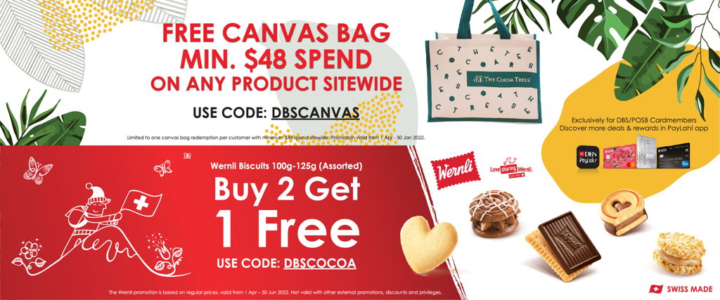 The Cocoa Trees         Enjoy free delivery with $60