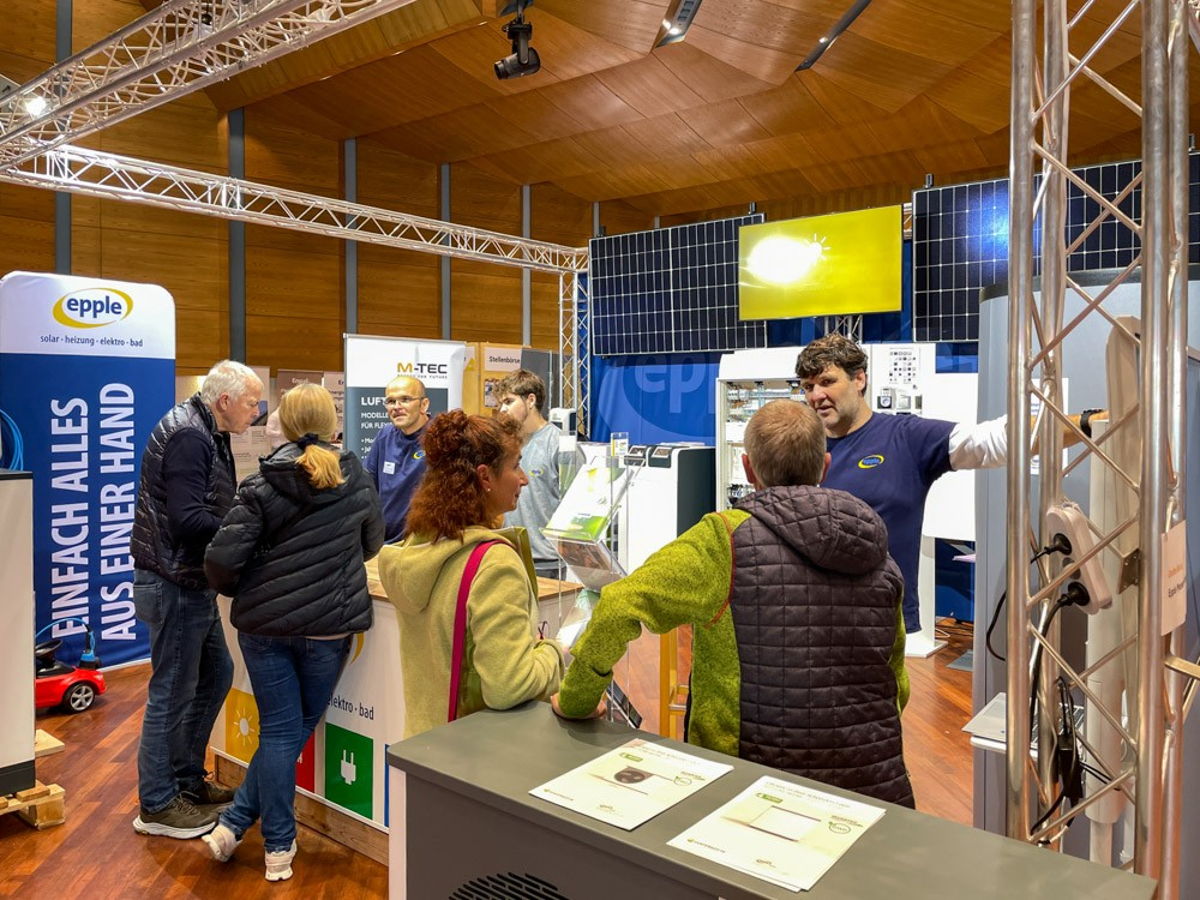 Foto Epple Messestand Bau- und Energietage 2025