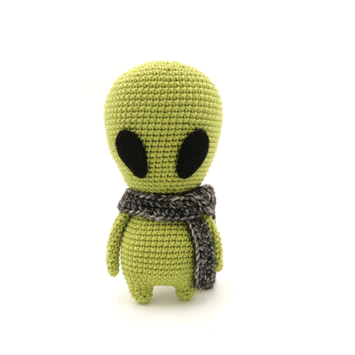 Alien Crochet Pattern, Amigurumi