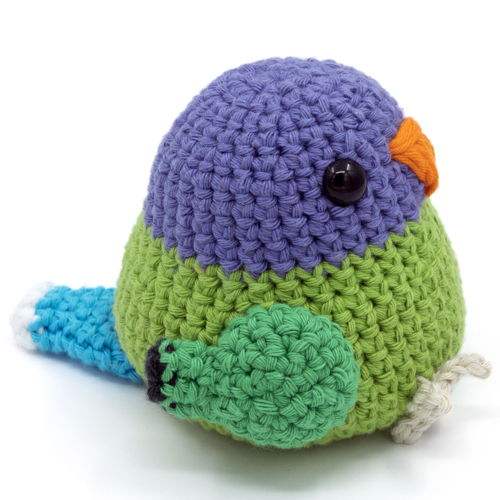 Amigurumi Plum-headed Parakeet