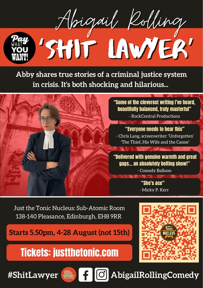 The poster for Abigail Rolling: Shit Lawyer