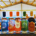 Gamme bouteilles alcool Gin et Vodka de la distillerie Deerness dans l'archipel des Orcades d'Ecosse