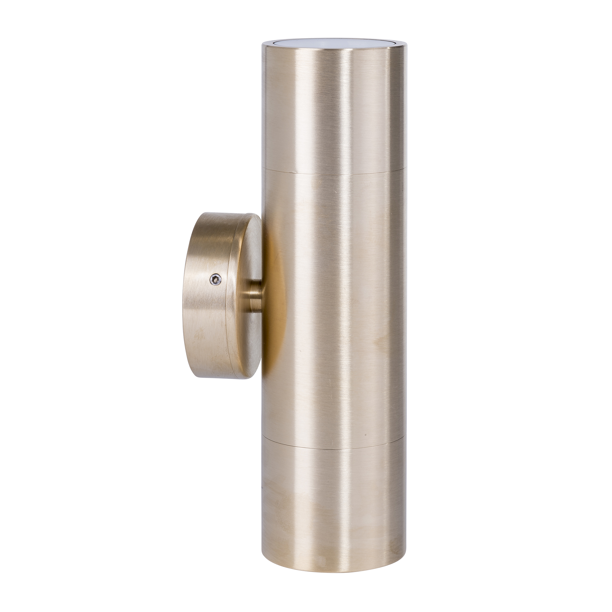 HV1055T-HV1057T - Tivah Solid Brass TRI Colour Up & Down Wall Pillar Lights