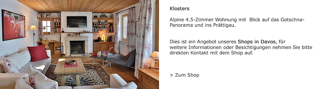  Zug
- Wohnung in Klosters