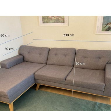 Angled Sofa, Canape Angle