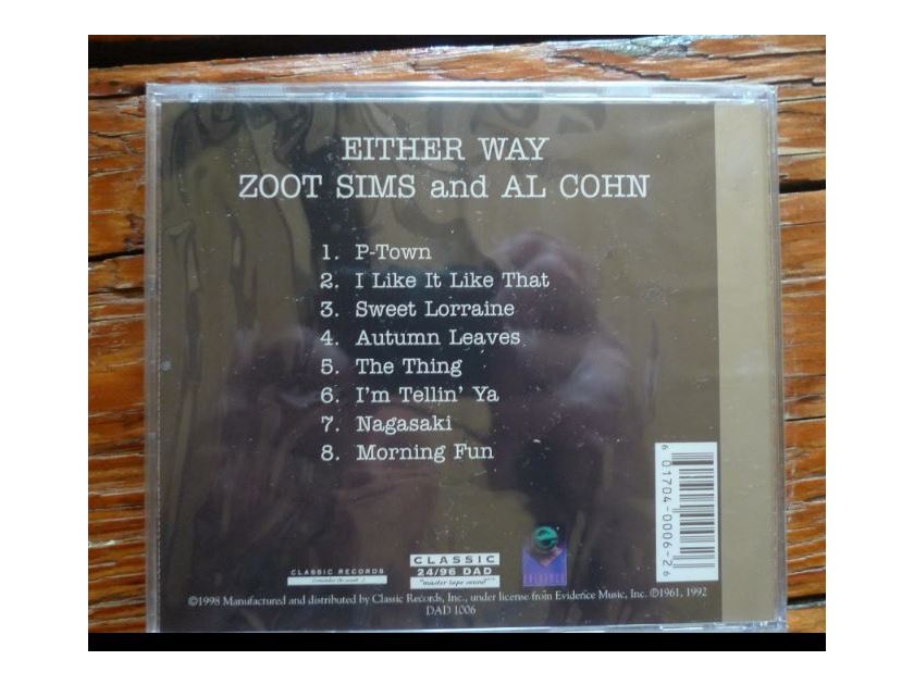 Zoot Sims & Al Cohn - Either Way Classic Records 24/96 DVD-A