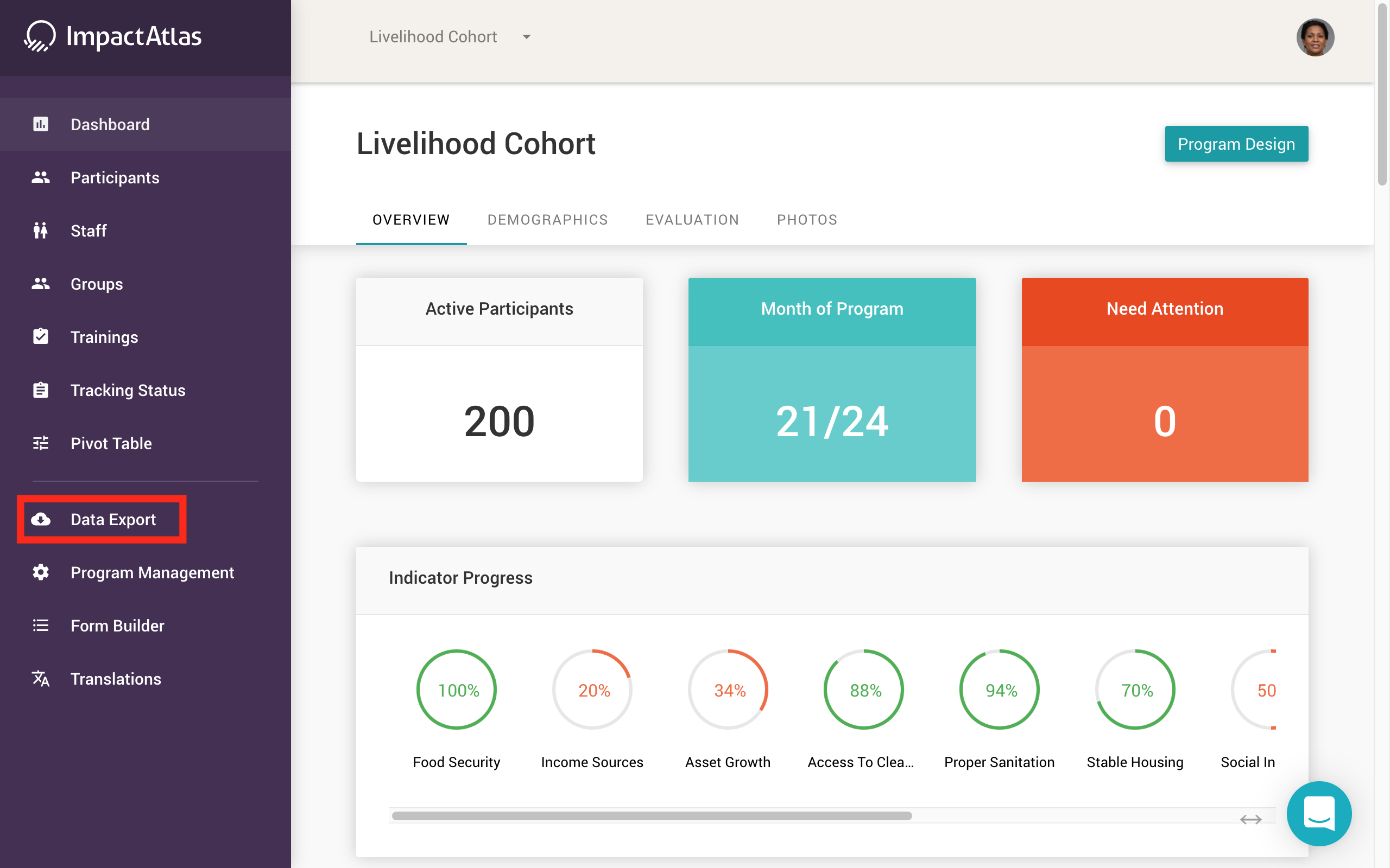How to Use the Data Export Tool