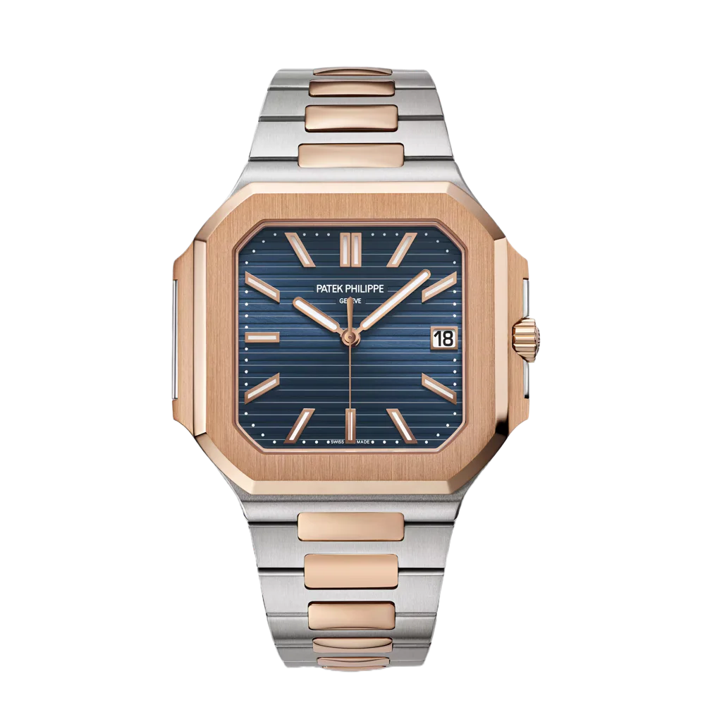 Patek Philippe Cubitus Rose Gold/Steel 45mm Blue Dial