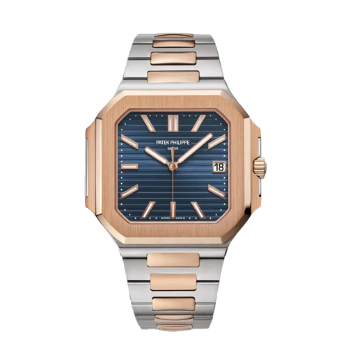 Patek Philippe Cubitus Rose Gold/Steel 45mm Blue Dial