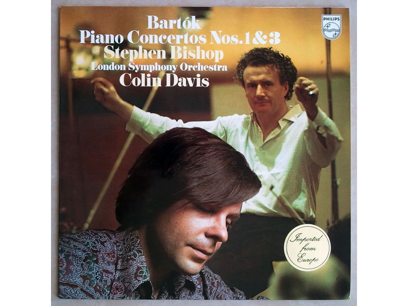 PHILIPS | BISHOP/DAVIS/BARTOK - Piano Concetos Nos. 1 & 3 / NM