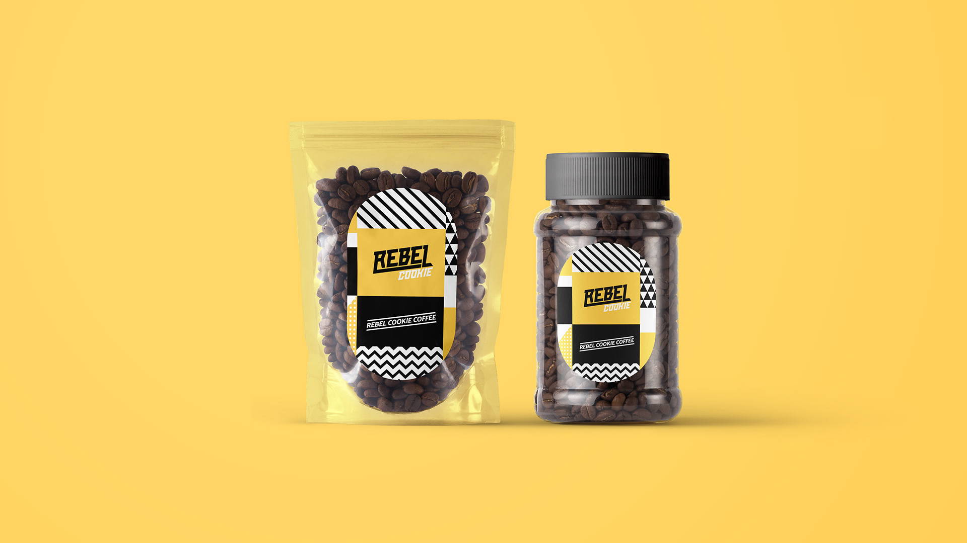 Featured image for Rebel Cookie's Branding and Packaging Comes With a Fun Patterned Look