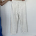 White Cotton Pants S