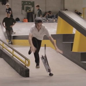 How To Boardslide On A Scooter Grinds Stalls Tricks Riders