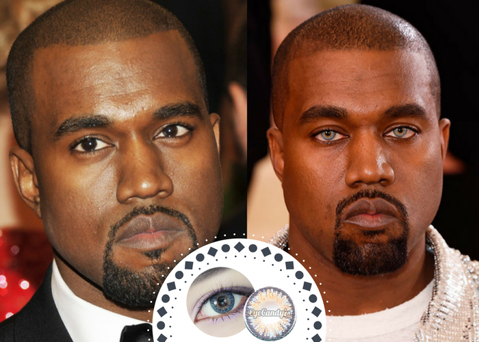 Kanye West Grey contact lenses