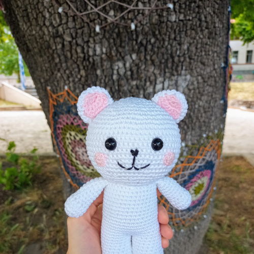 Bruine en witte berenpaar