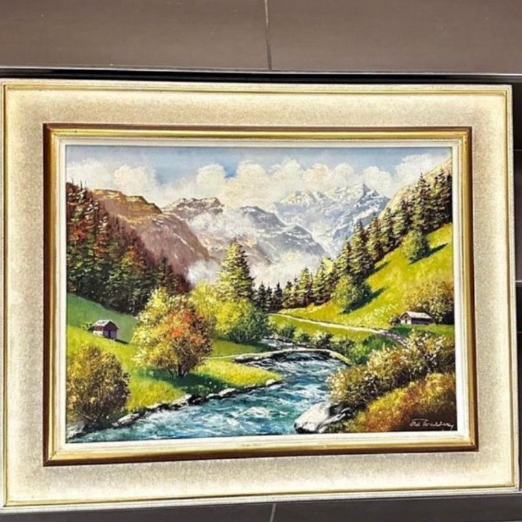 Gemälde Alpen