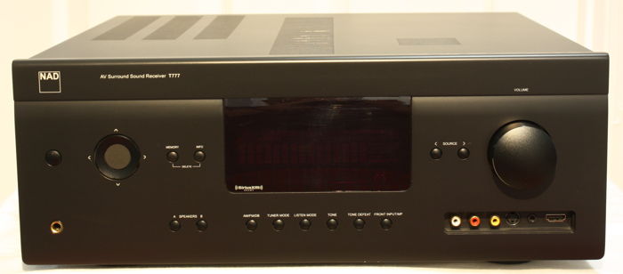 NAD T777 7.2 Channel Home Theater Receiver.