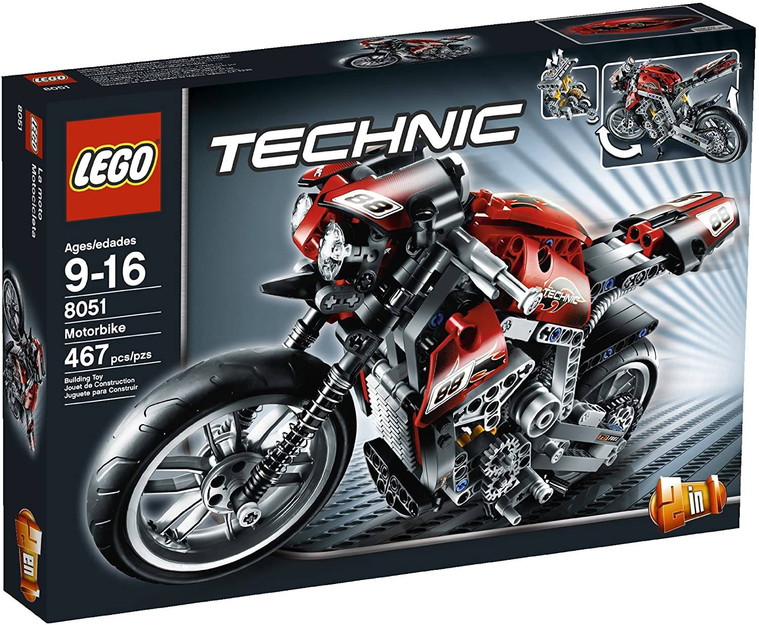 LEGO motorbike 8051