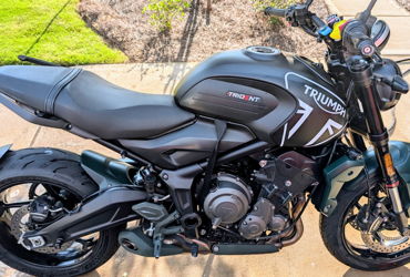 2022 TRIUMPH TRIDENT 660 motorcycle for rent near Lincolnton, NC
