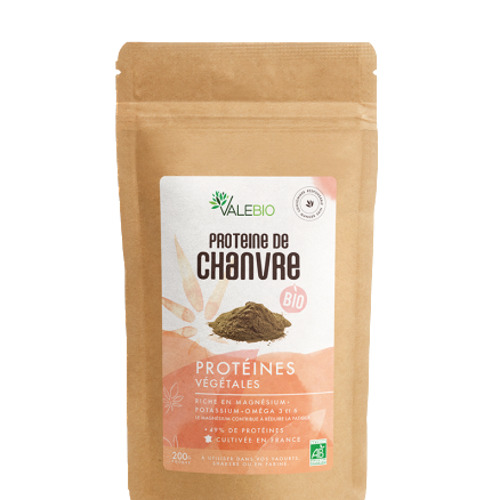 Protéine de Chanvre Bio - Protéines Végétales