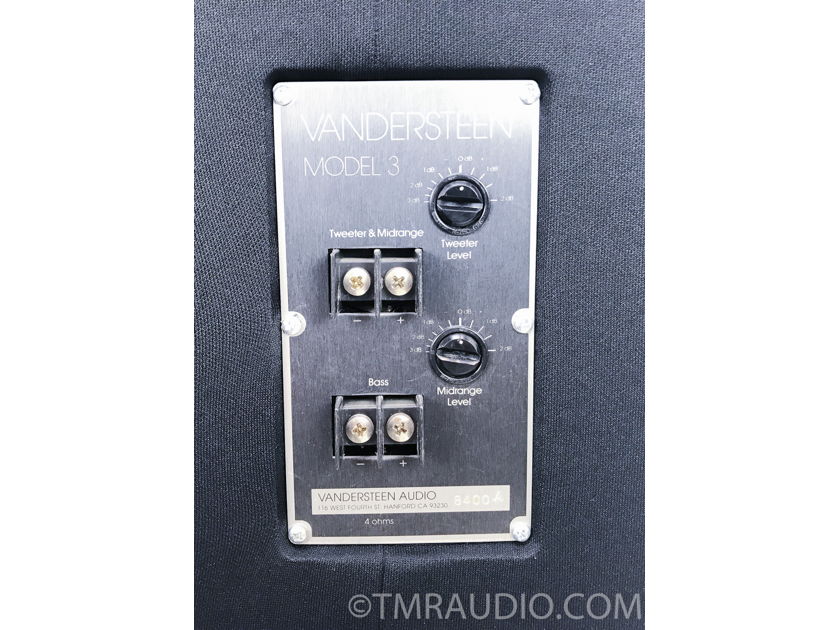 Vandersteen 3A Floorstanding Speakers Pair (New Cloth) (1164)