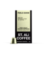 ST. ALi Feels Good box of coffee capsules