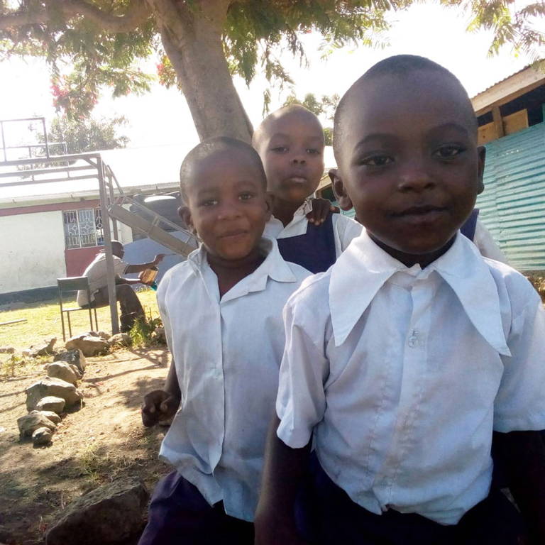 boys smiling